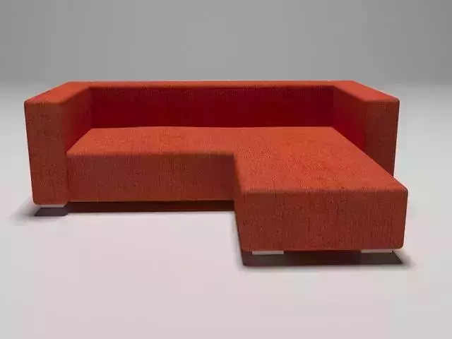 corner sofa red colour basic