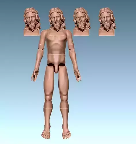 Articulated Christ - Cristo Articulado CNC