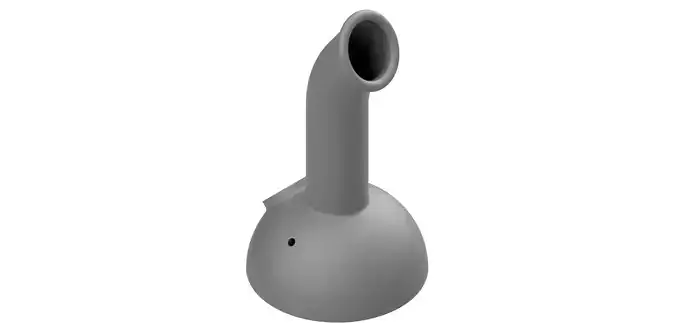 Bongs pipe with handle 3D print model