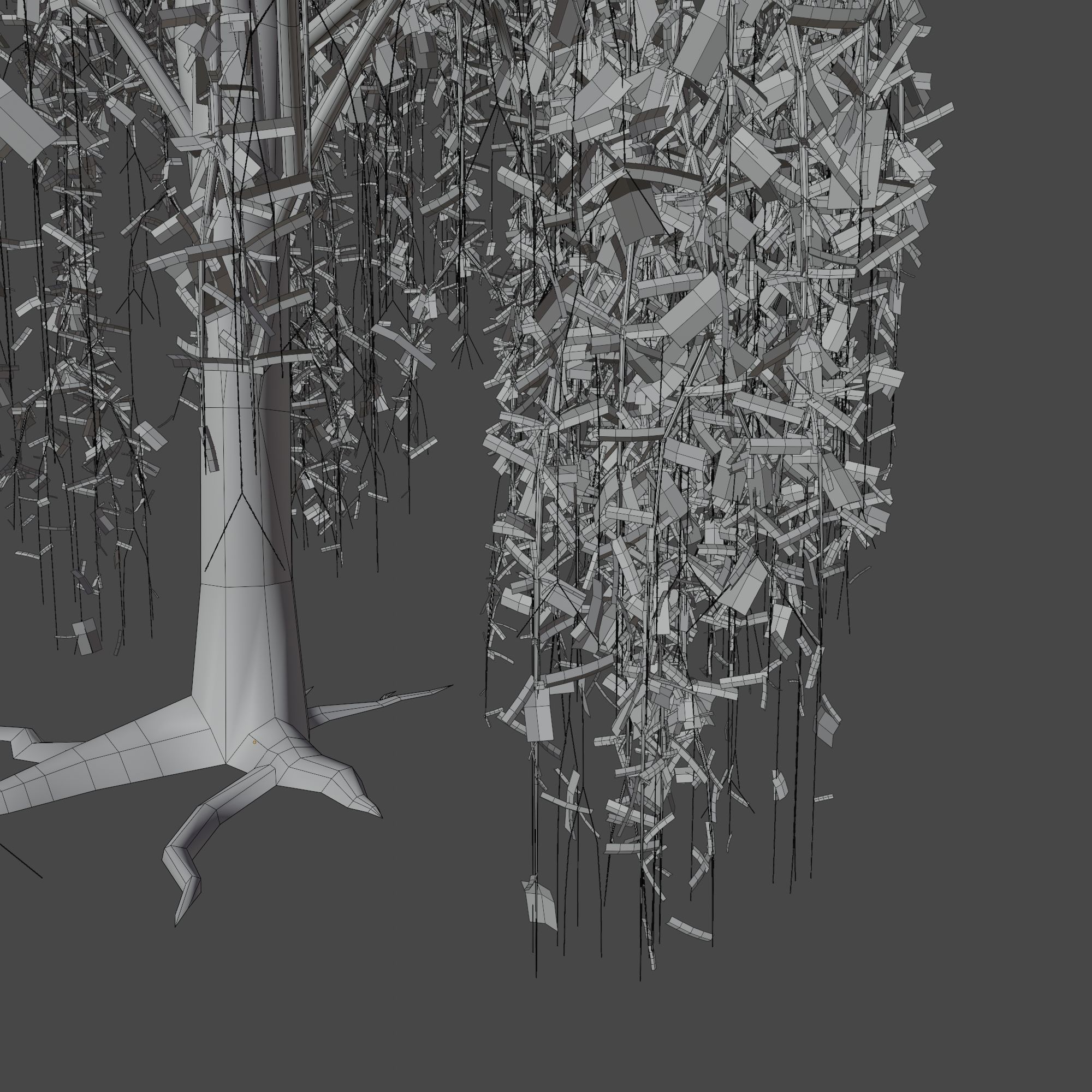 The Willow Tree high poly 3D model Free 3D model_3
