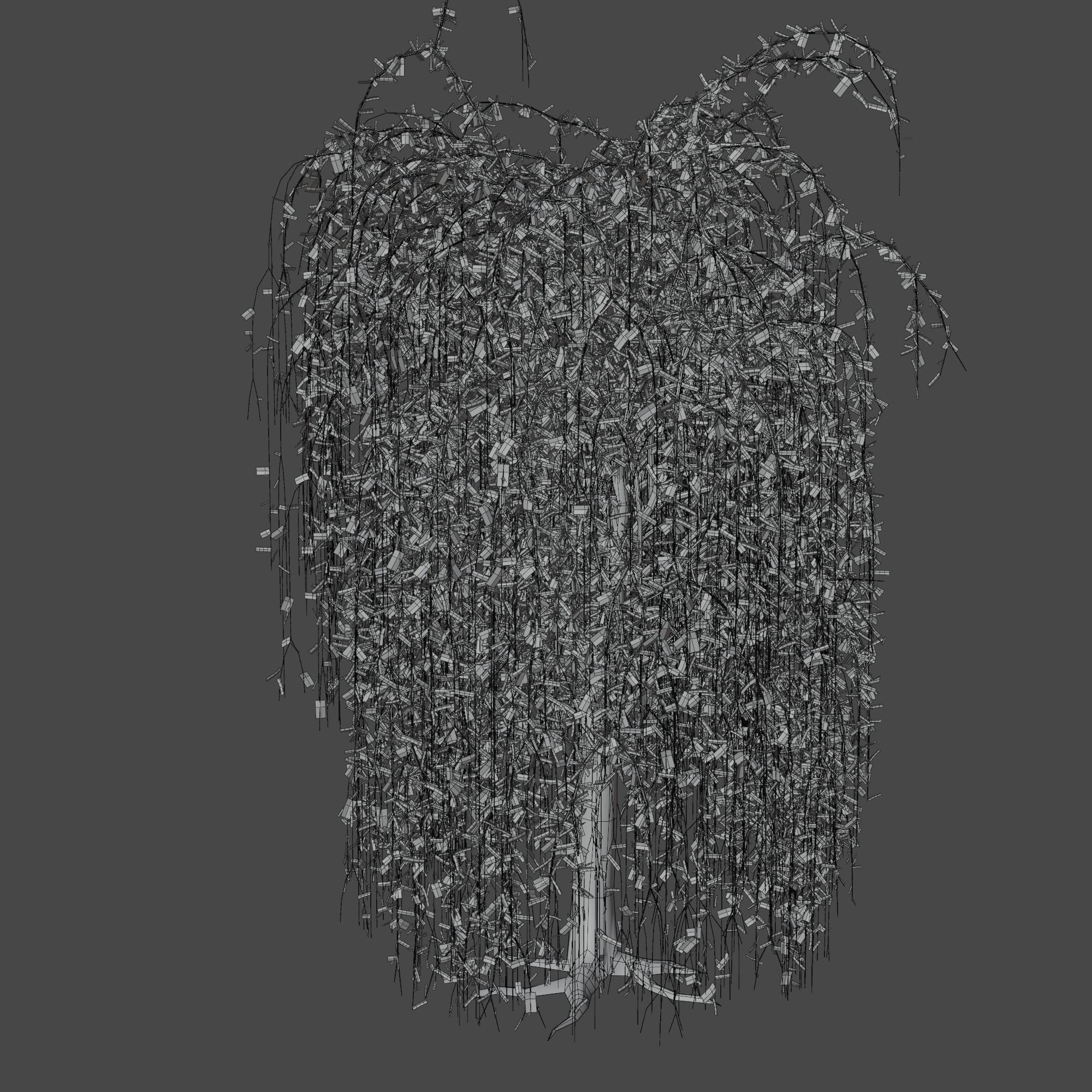 The Willow Tree high poly 3D model Free 3D model_1