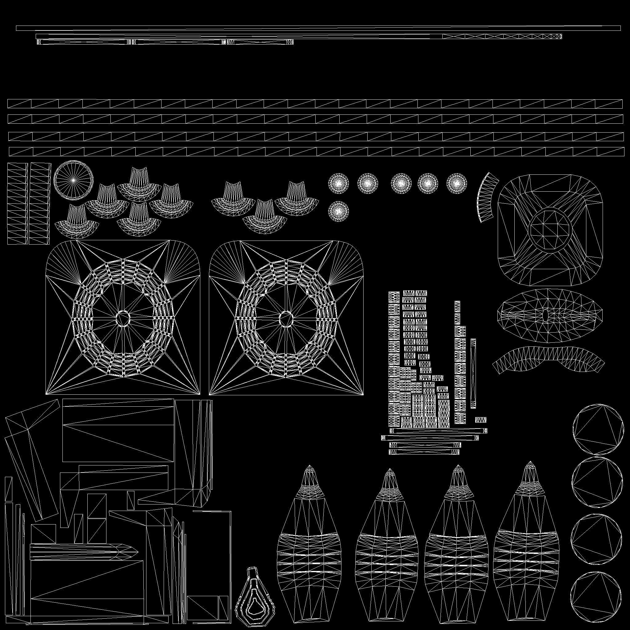 Supermarket Checkout Counter 3D model_8