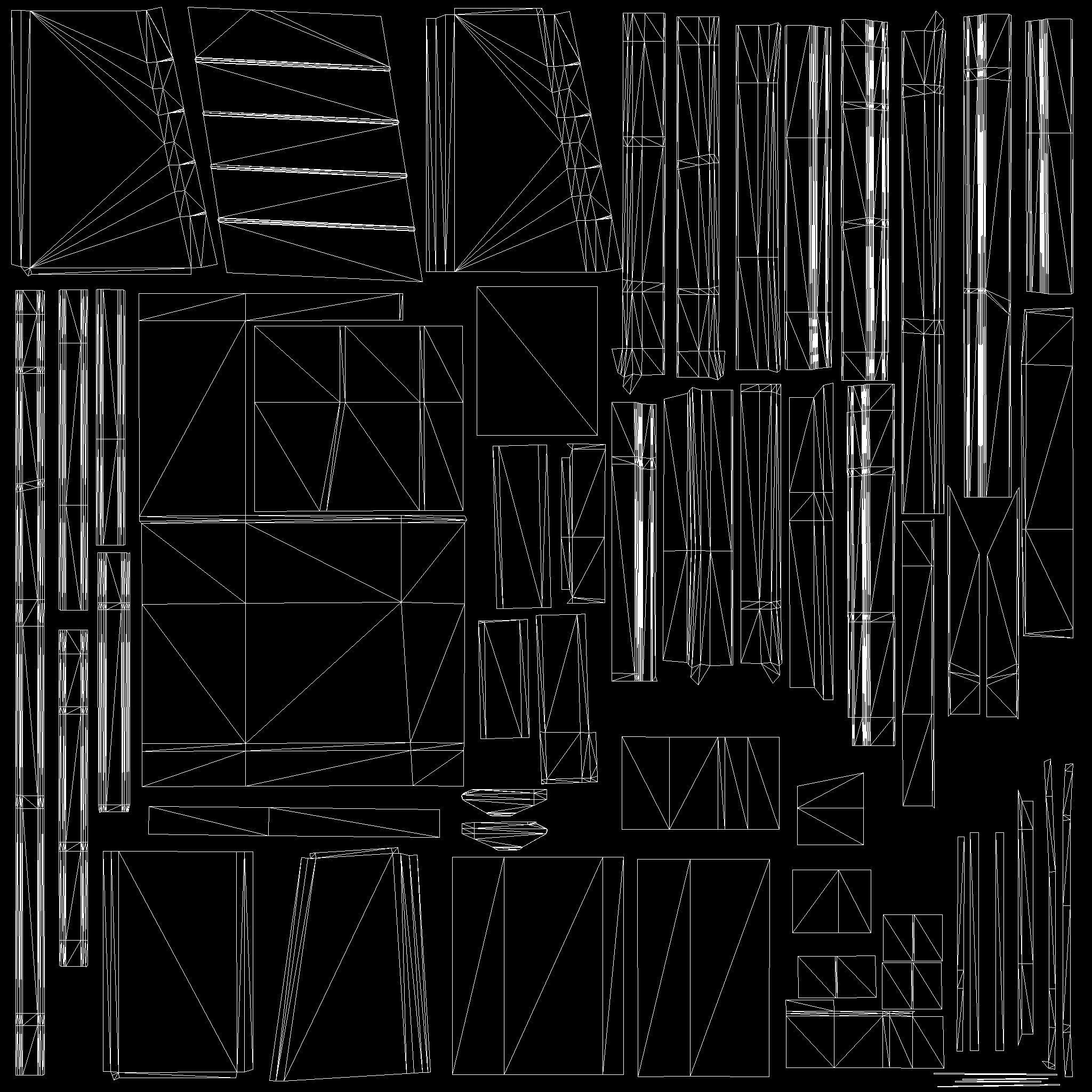 Supermarket Checkout Counter 3D model_9