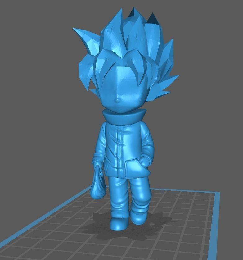 Goku SD 3D print model_7