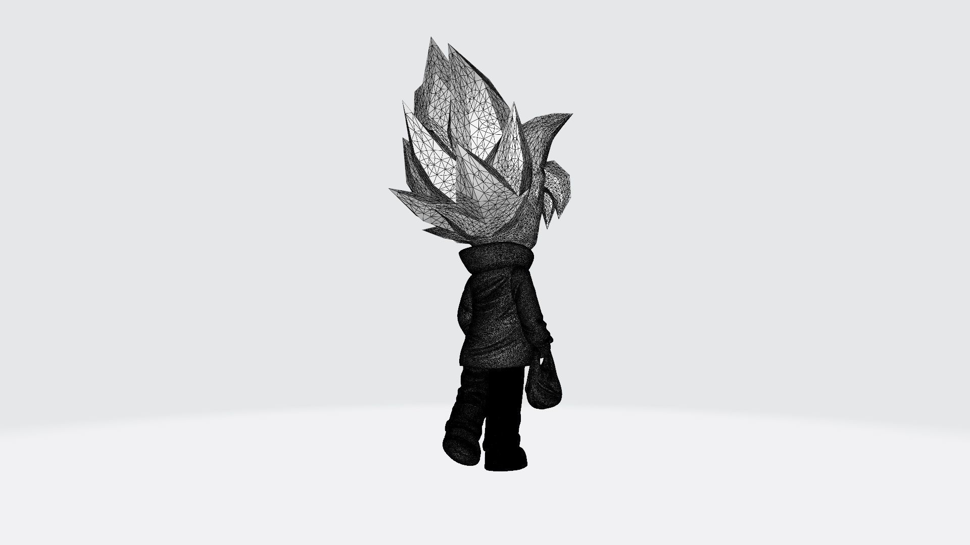 Goku SD 3D print model_6