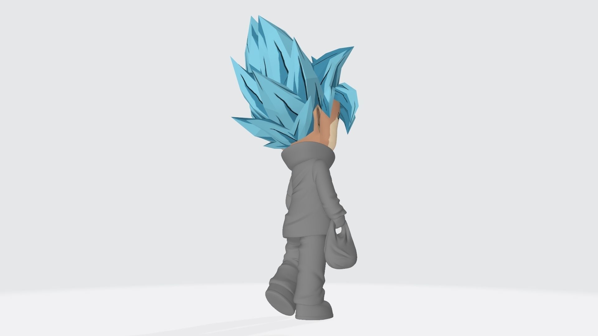 Goku SD 3D print model_4