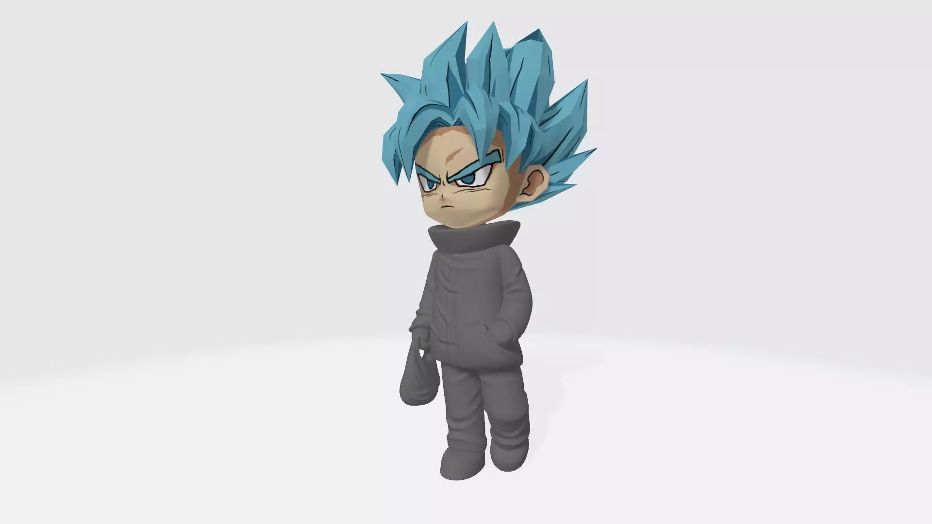 Goku SD 3D print model_0