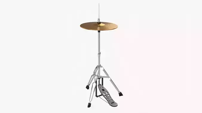 Hi-Hat cymbals with stand