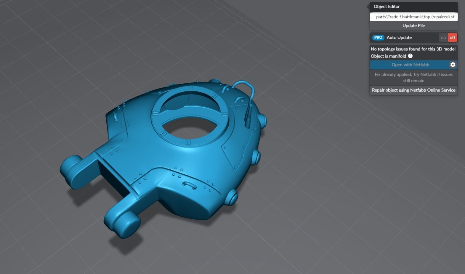 AAT Battle Tank Scale model 3D print model_7