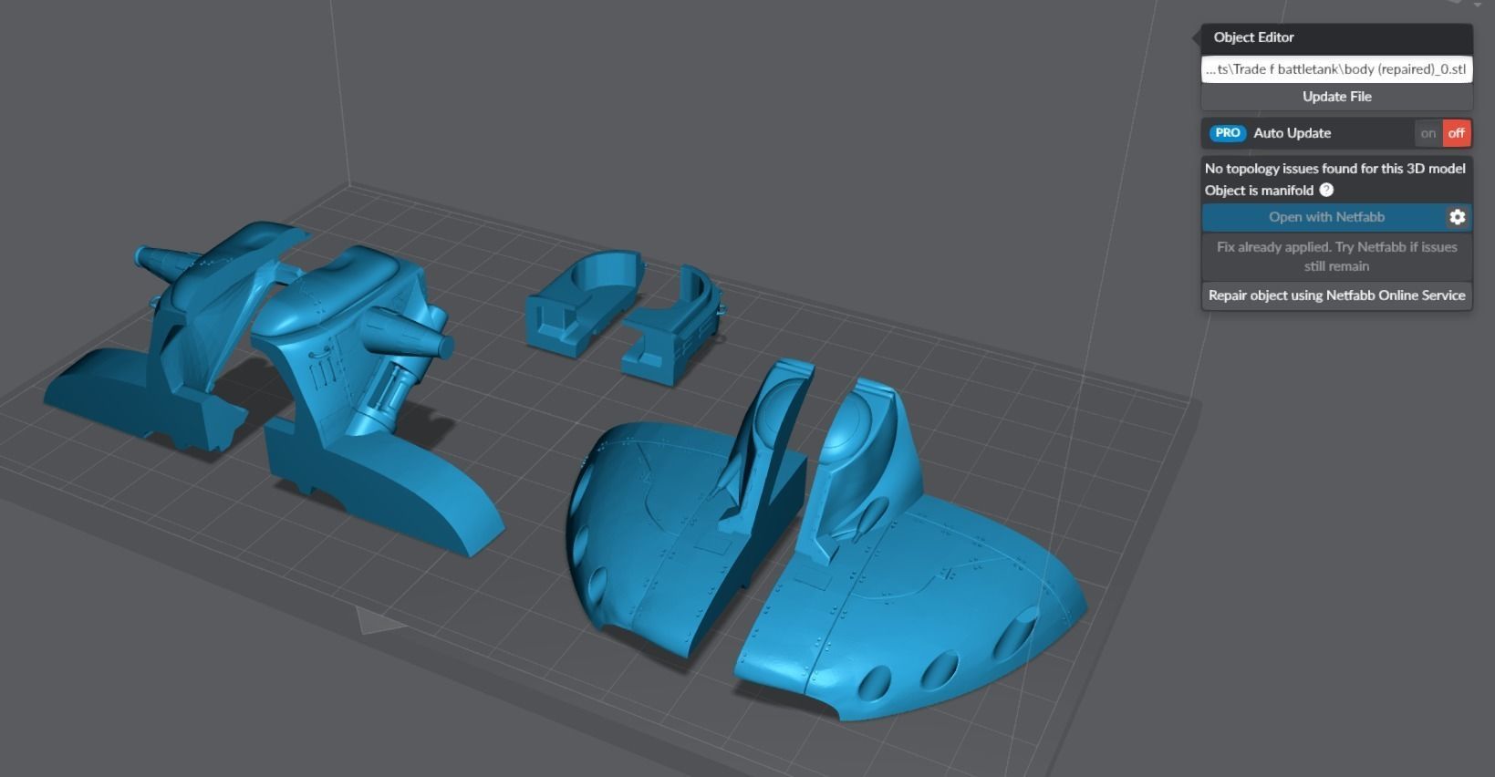 AAT Battle Tank Scale model 3D print model_6