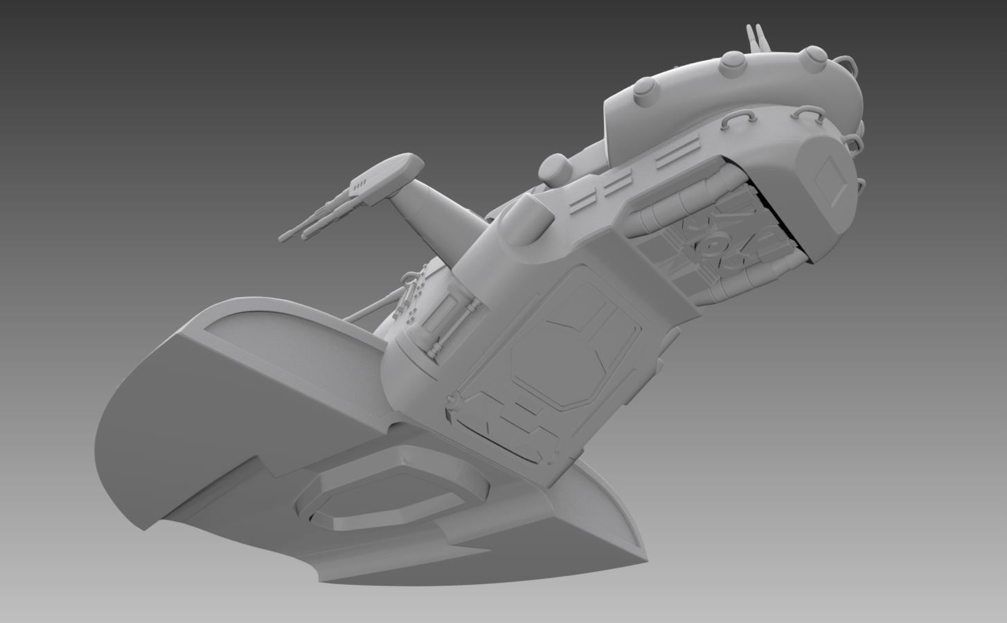 AAT Battle Tank Scale model 3D print model_5