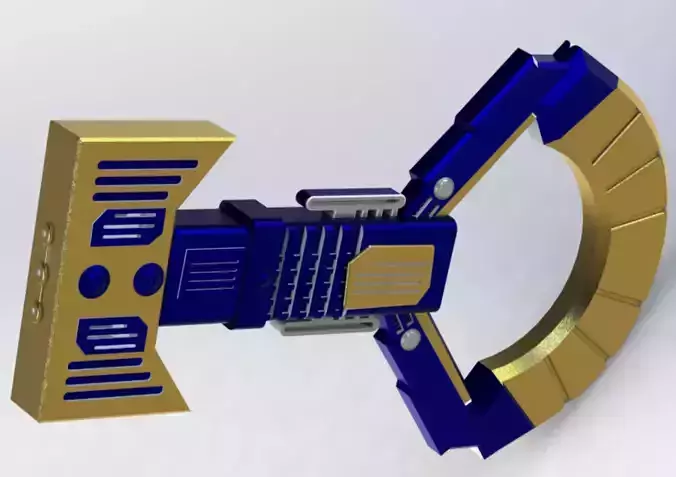 Bloodsport triple barrel blaster  3D print model