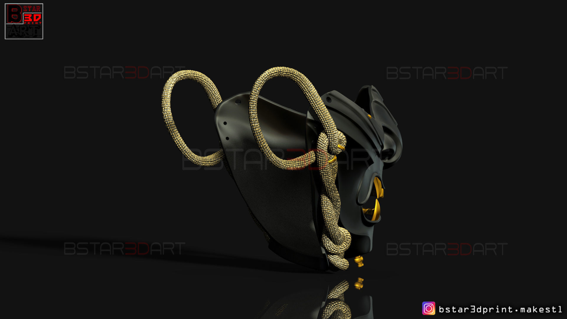Ghost Of Tsushima - The Ghost Mask - Halloween Cosplay 3D print model_28