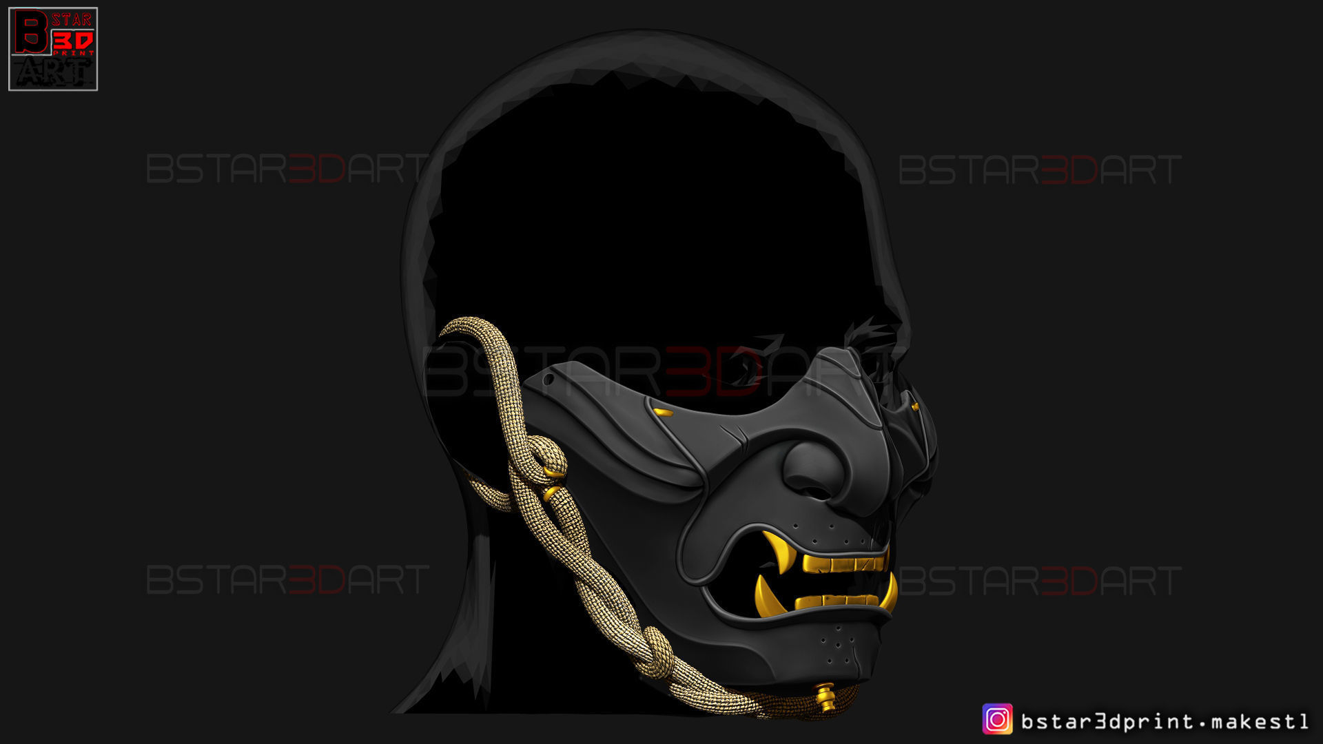 Ghost Of Tsushima - The Ghost Mask - Halloween Cosplay 3D print model_36