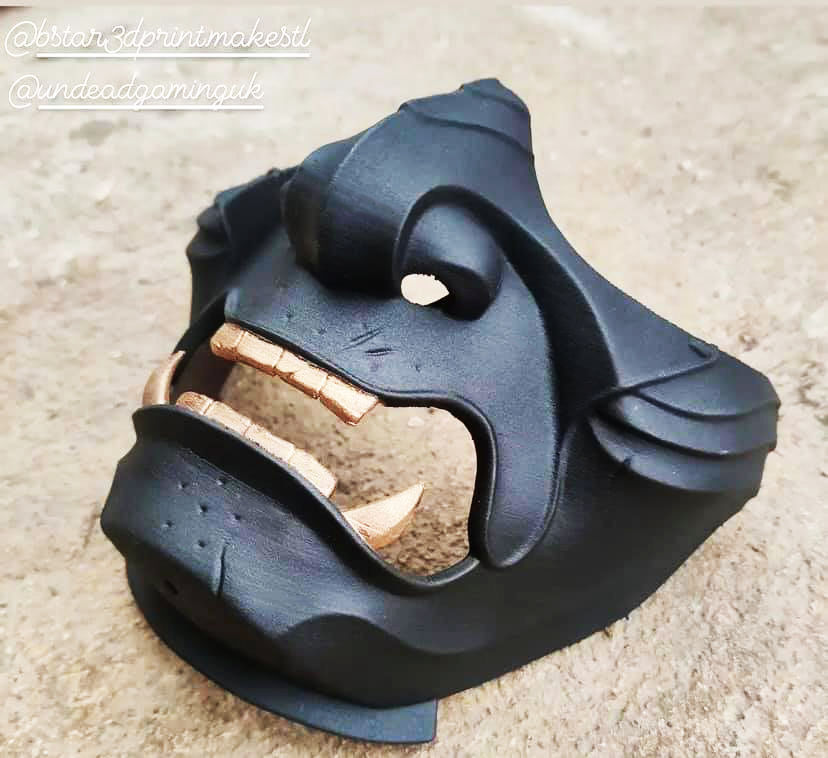 Ghost Of Tsushima - The Ghost Mask - Halloween Cosplay 3D print model_15