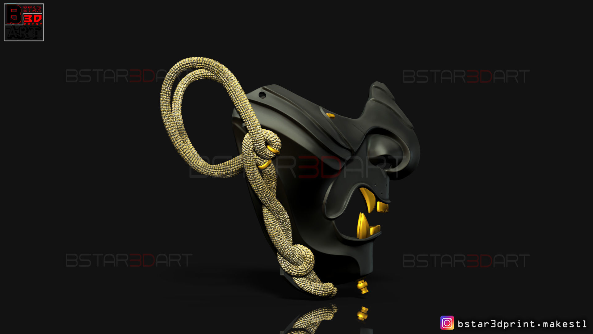 Ghost Of Tsushima - The Ghost Mask - Halloween Cosplay 3D print model_29