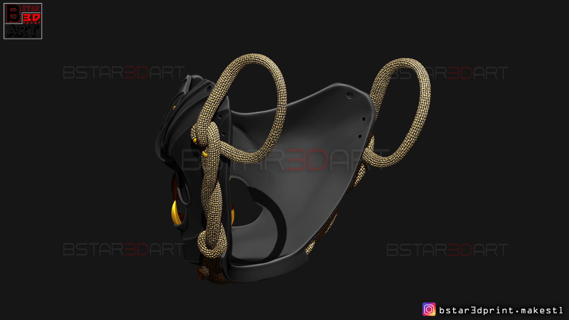 Ghost Of Tsushima - The Ghost Mask - Halloween Cosplay 3D print model_40