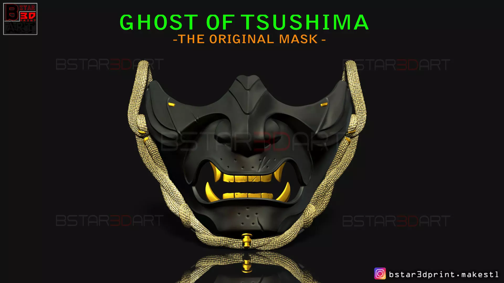 Ghost Of Tsushima - The Ghost Mask - Halloween Cosplay 3D print model_0