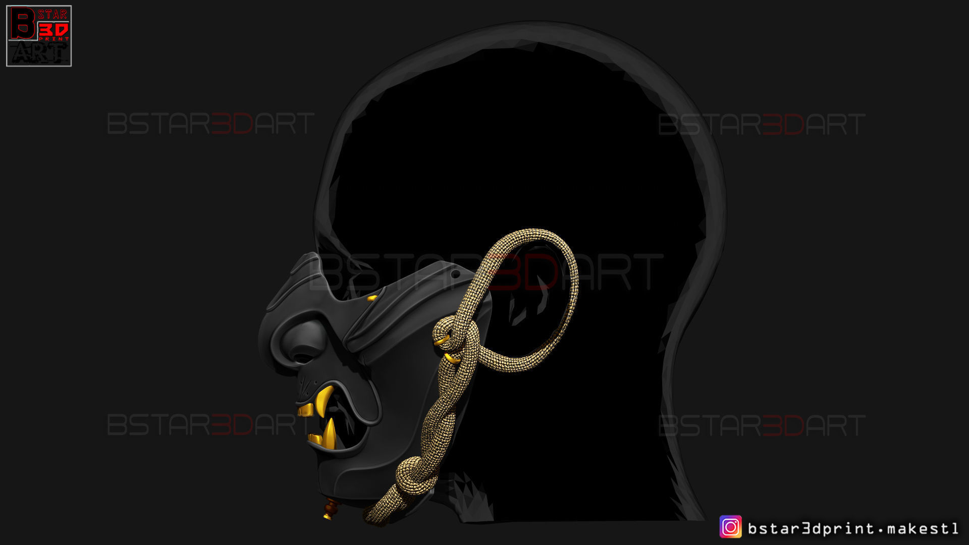 Ghost Of Tsushima - The Ghost Mask - Halloween Cosplay 3D print model_33