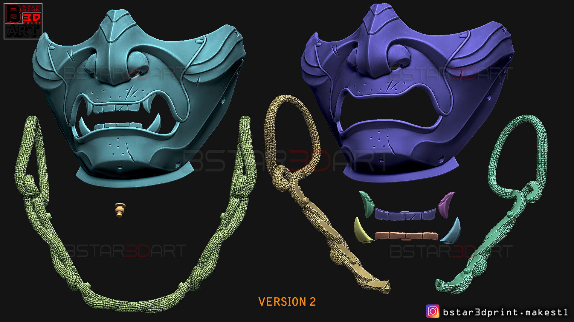 Ghost Of Tsushima - The Ghost Mask - Halloween Cosplay 3D print model_52