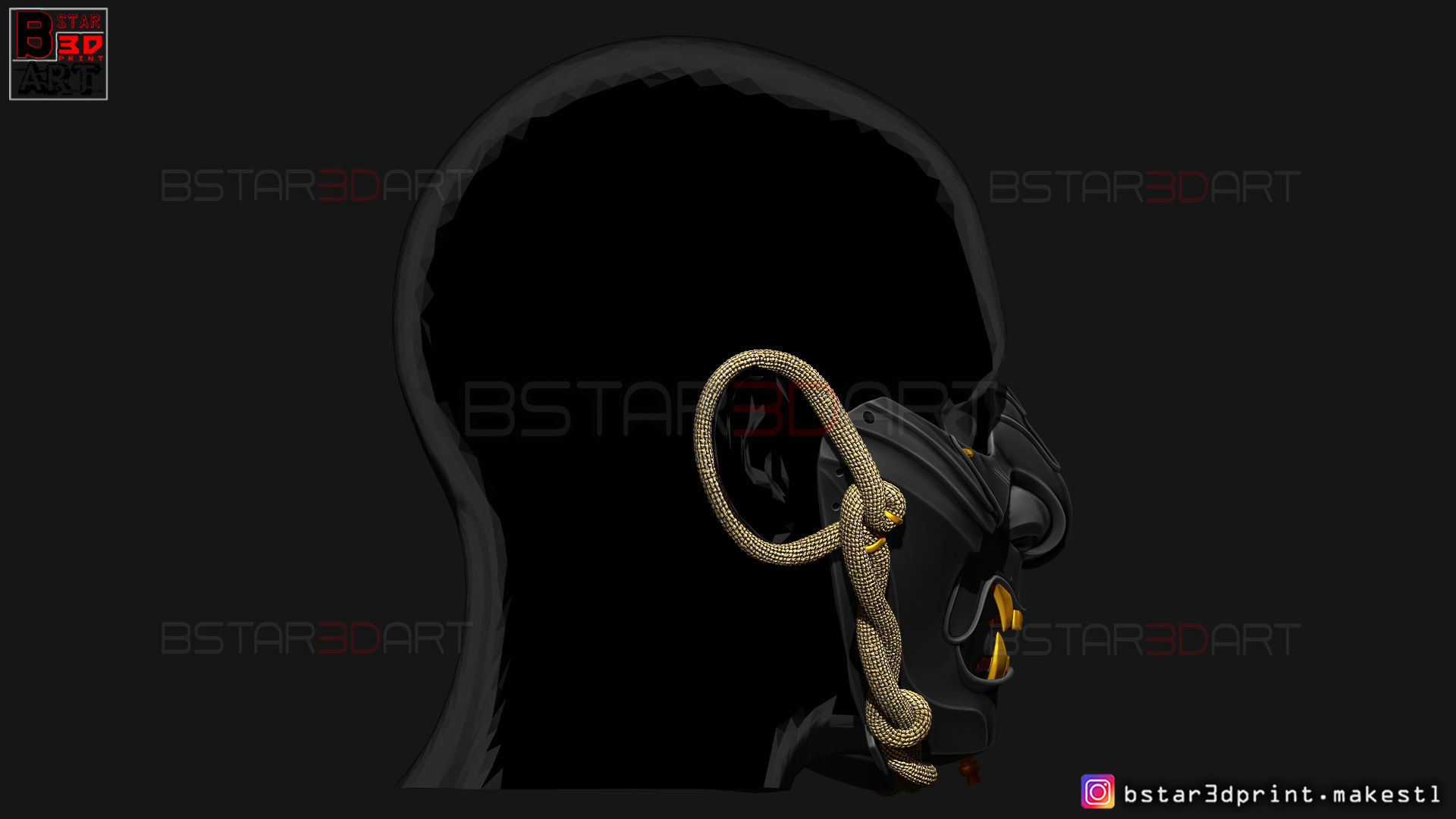 Ghost Of Tsushima - The Ghost Mask - Halloween Cosplay 3D print model_35