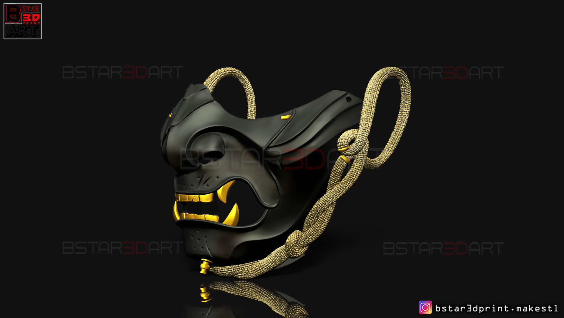 Ghost Of Tsushima - The Ghost Mask - Halloween Cosplay 3D print model_24