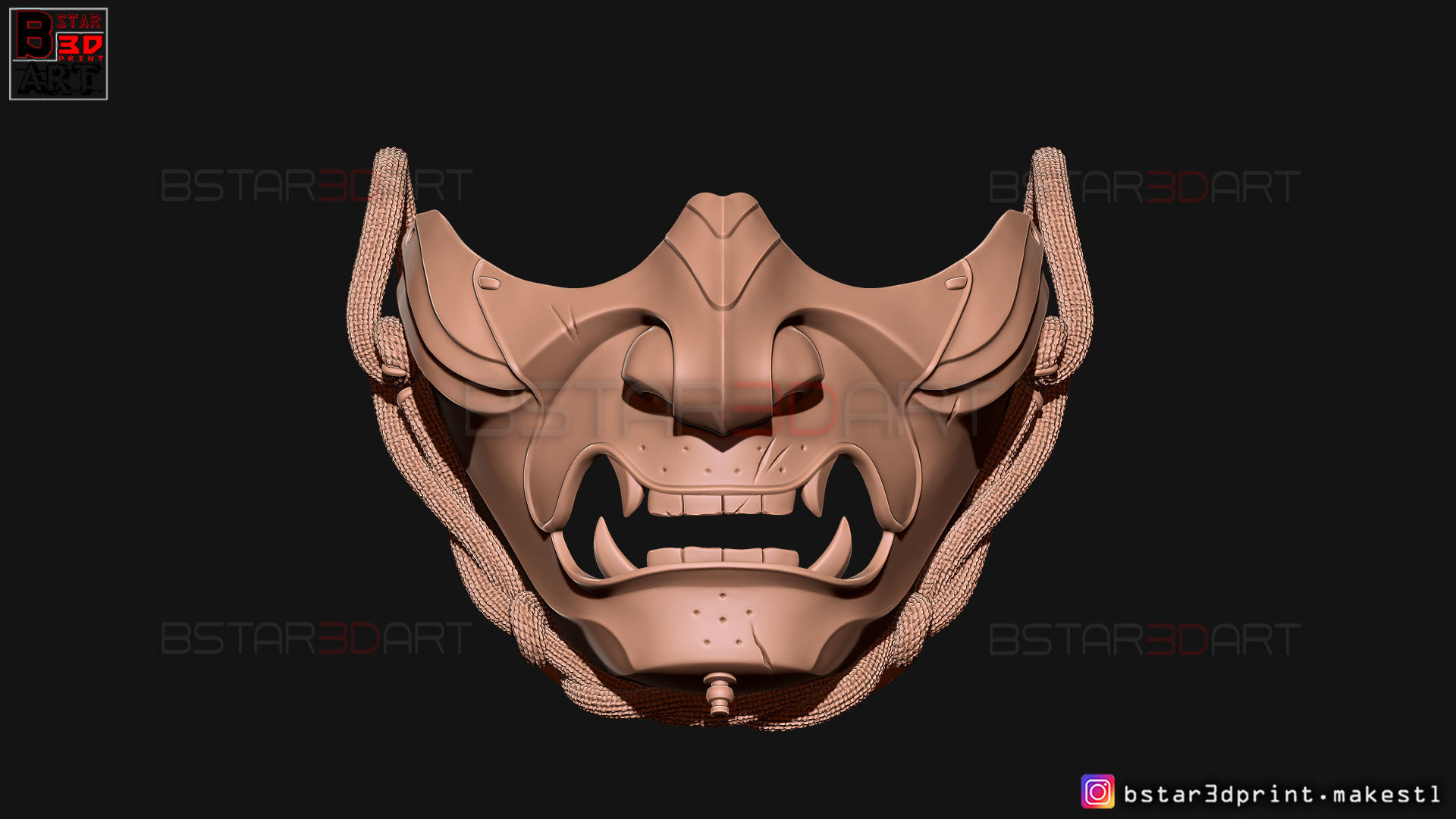 Ghost Of Tsushima - The Ghost Mask - Halloween Cosplay 3D print model_44
