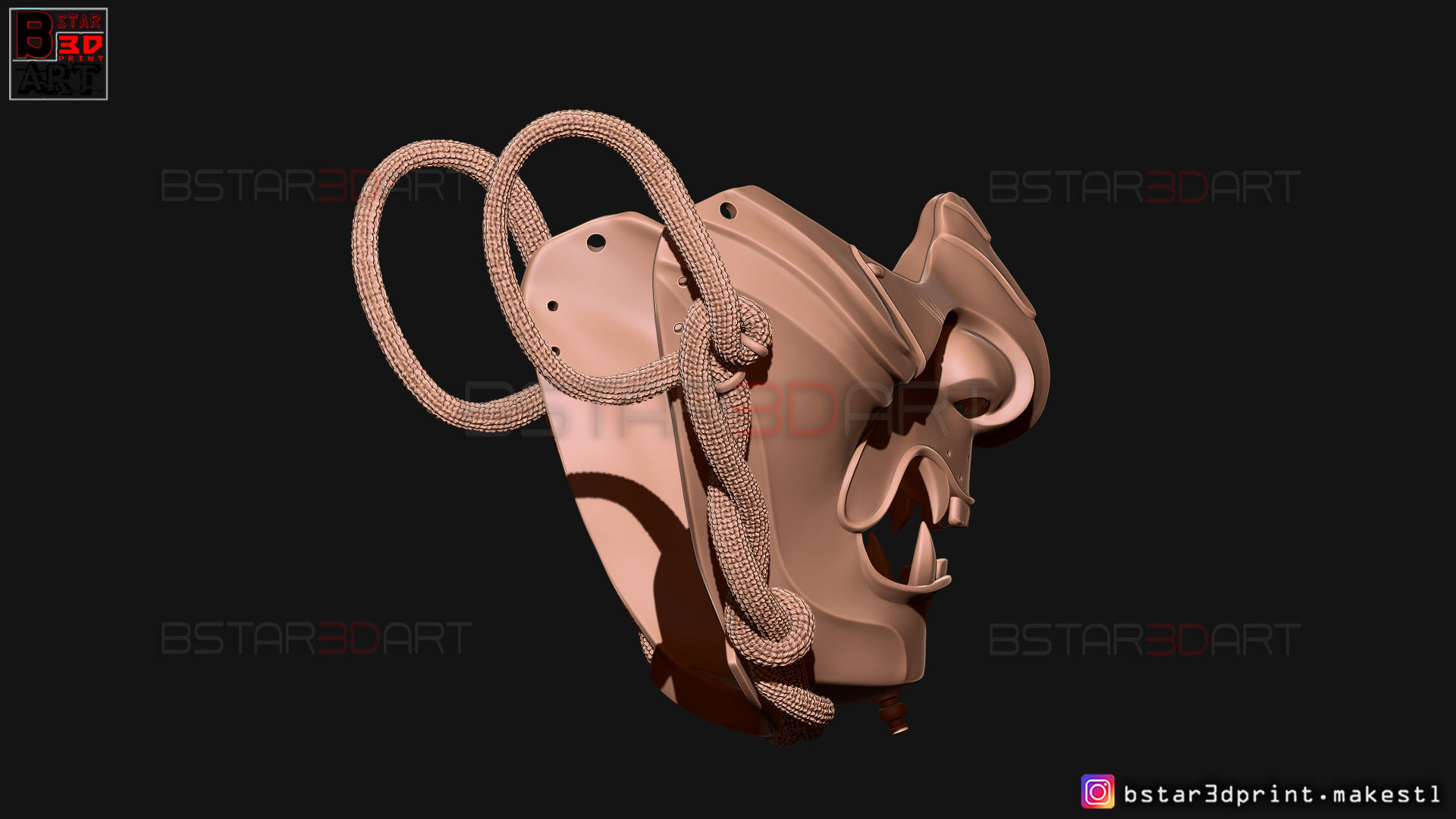 Ghost Of Tsushima - The Ghost Mask - Halloween Cosplay 3D print model_47