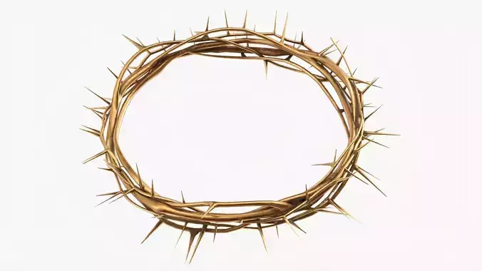 Gold crown of thorns