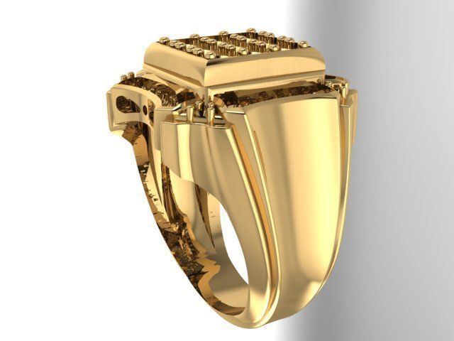 Ring Men 3D print model_8