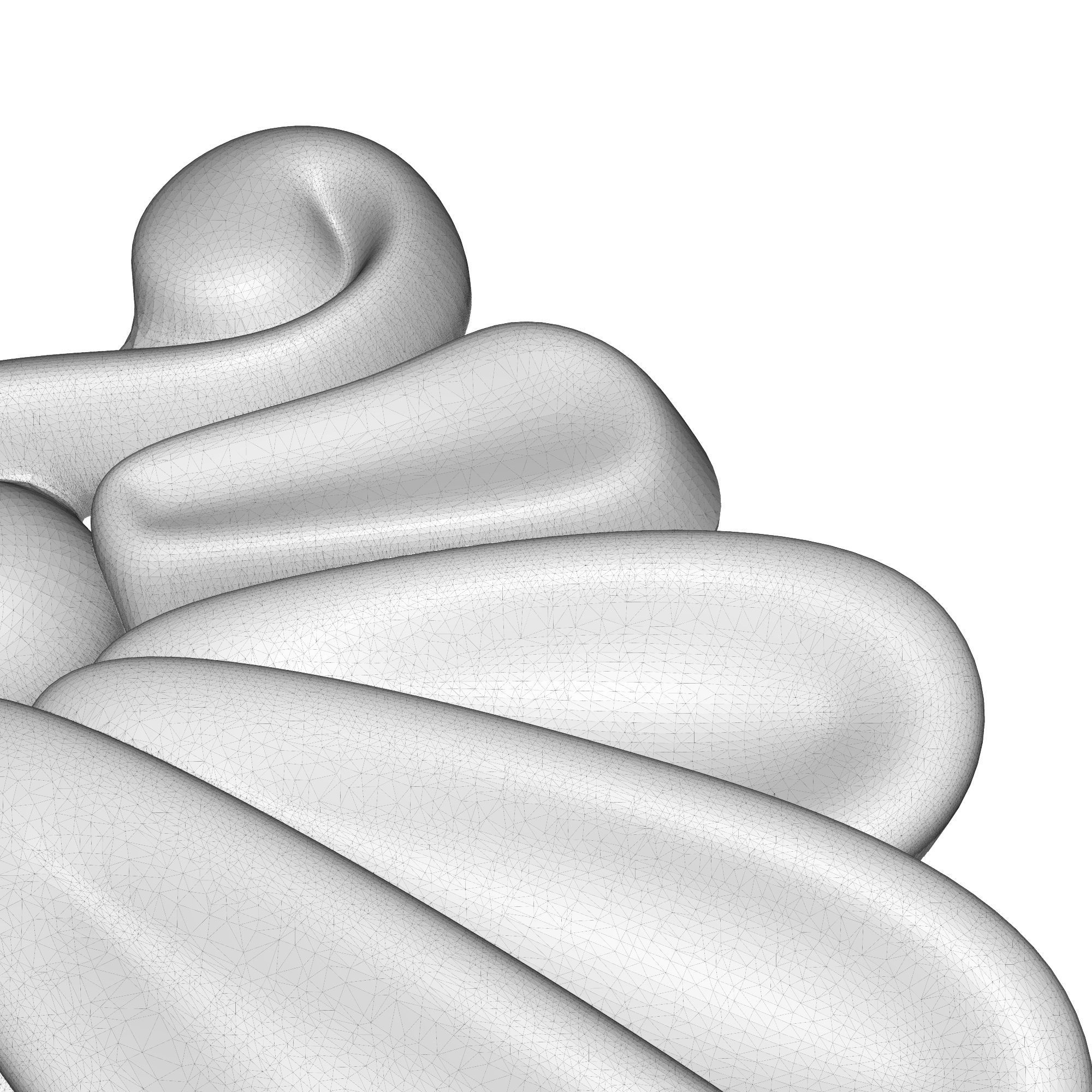 decorative pattern ready for 3D printing 3D print model_7