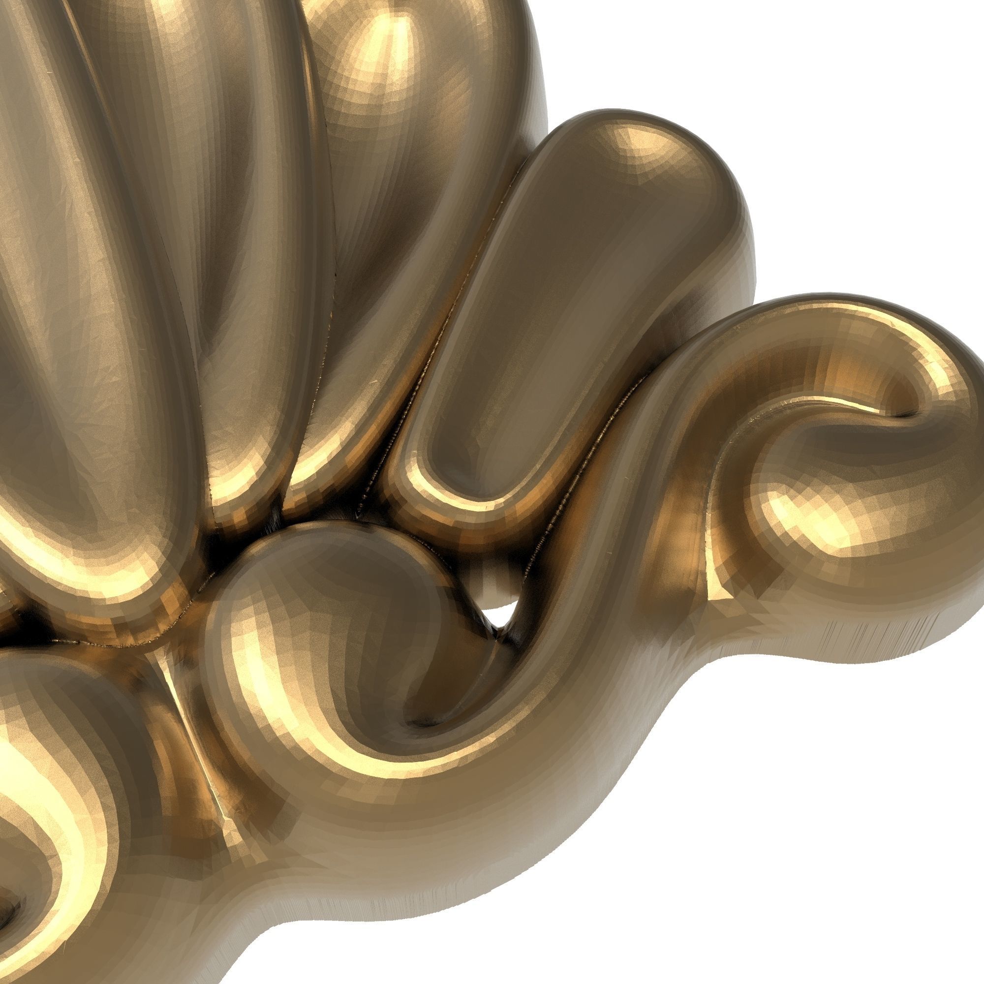 decorative pattern ready for 3D printing 3D print model_2