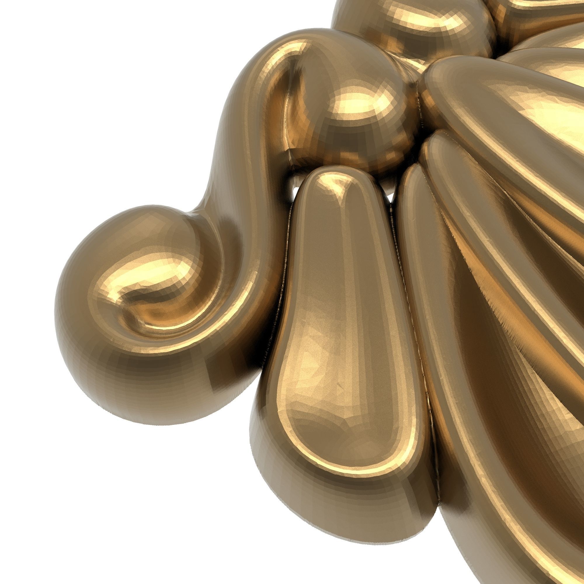 decorative pattern ready for 3D printing 3D print model_4