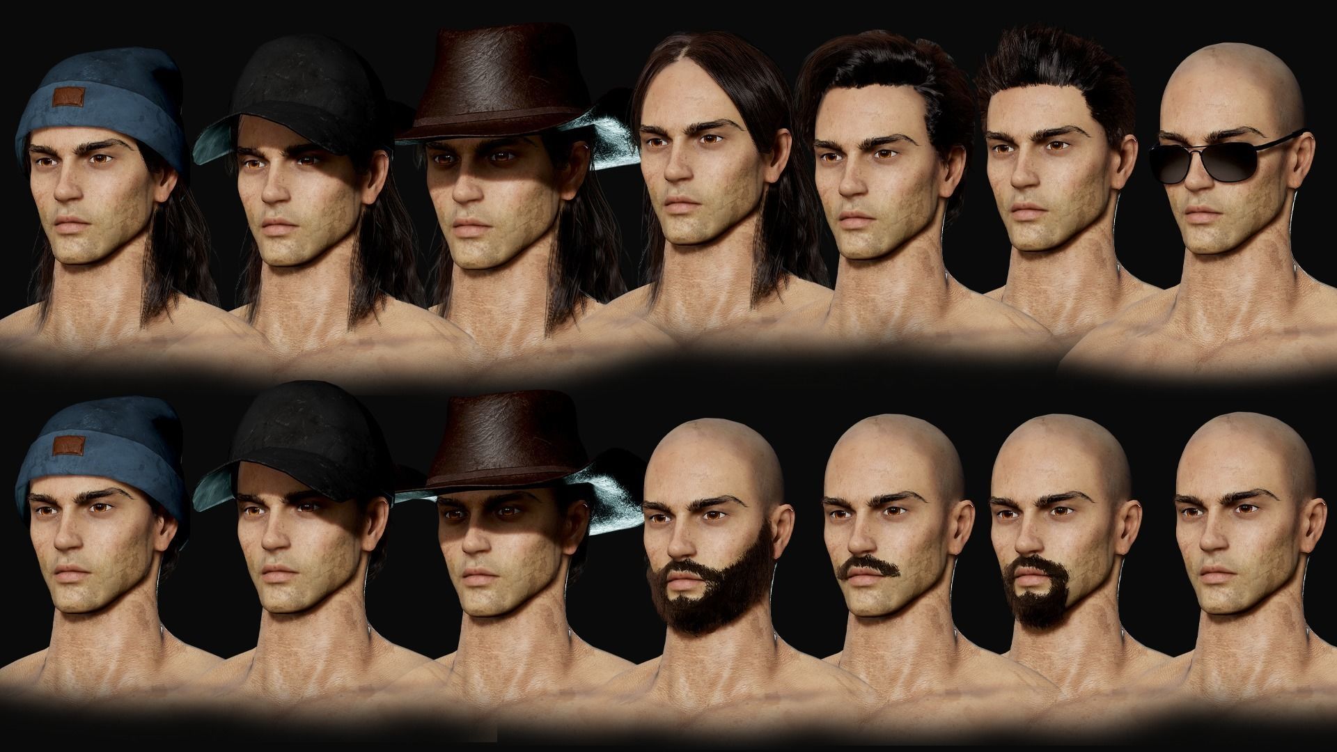 Survival Man - Game Ready Low-poly 3D model_17