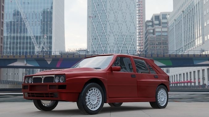 Lancia Delta Integrale 3D model