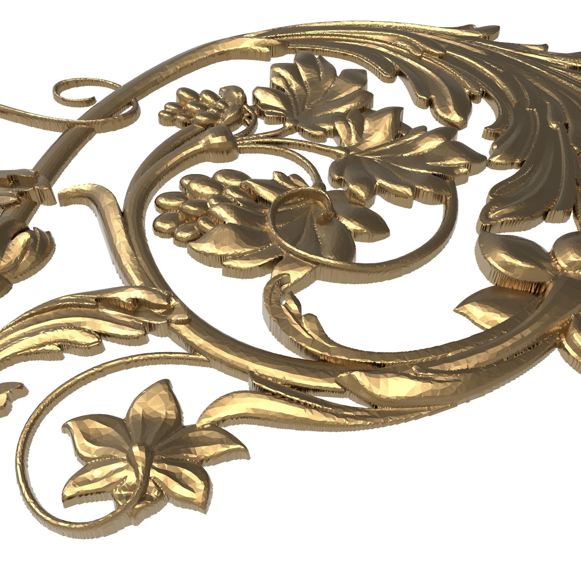 decorative pattern ready for 3D printing 3D model_3