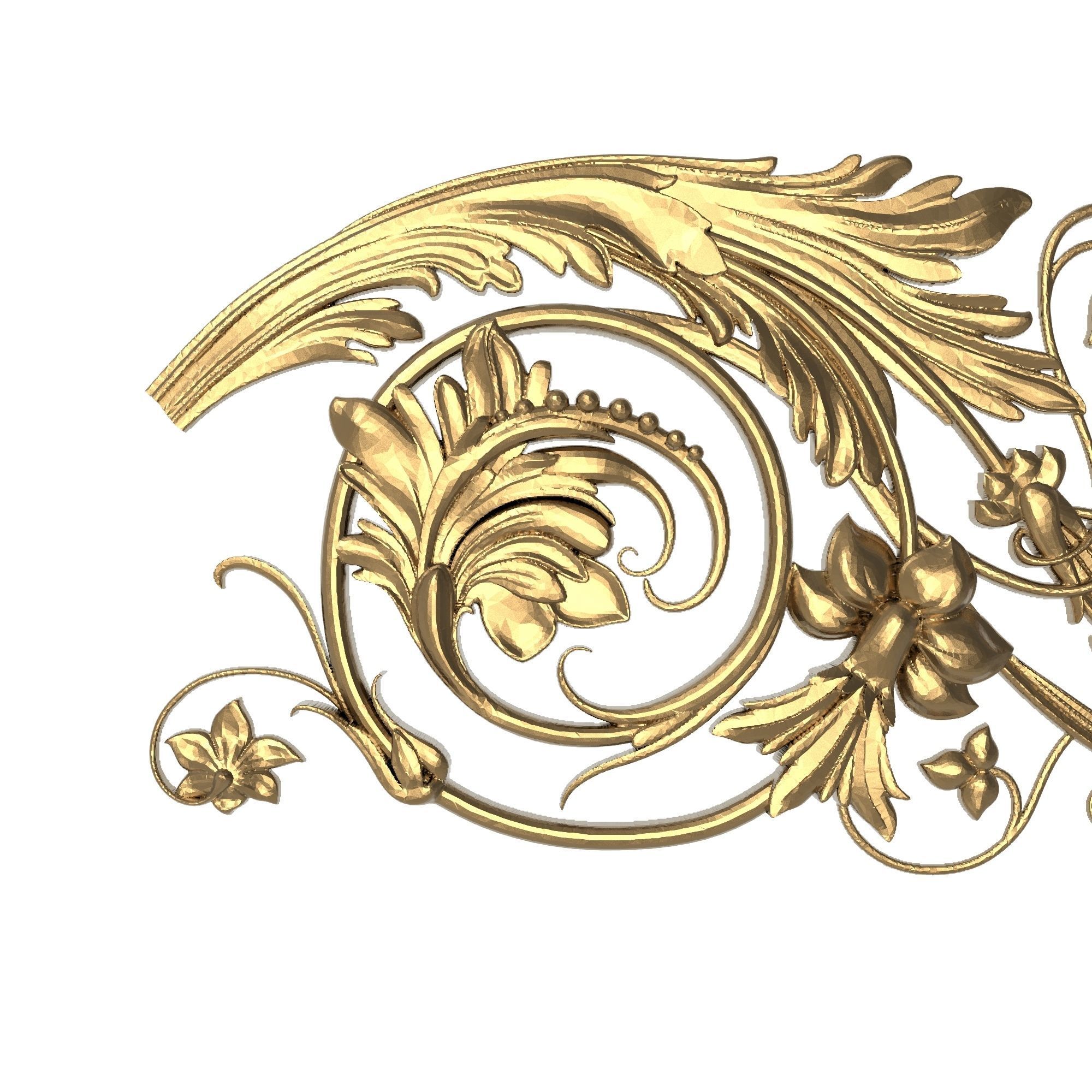 decorative pattern ready for 3D printing 3D model_1