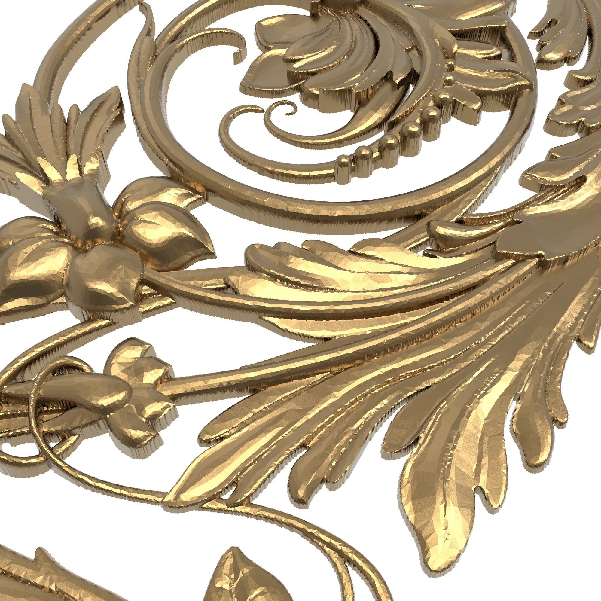 decorative pattern ready for 3D printing 3D model_6