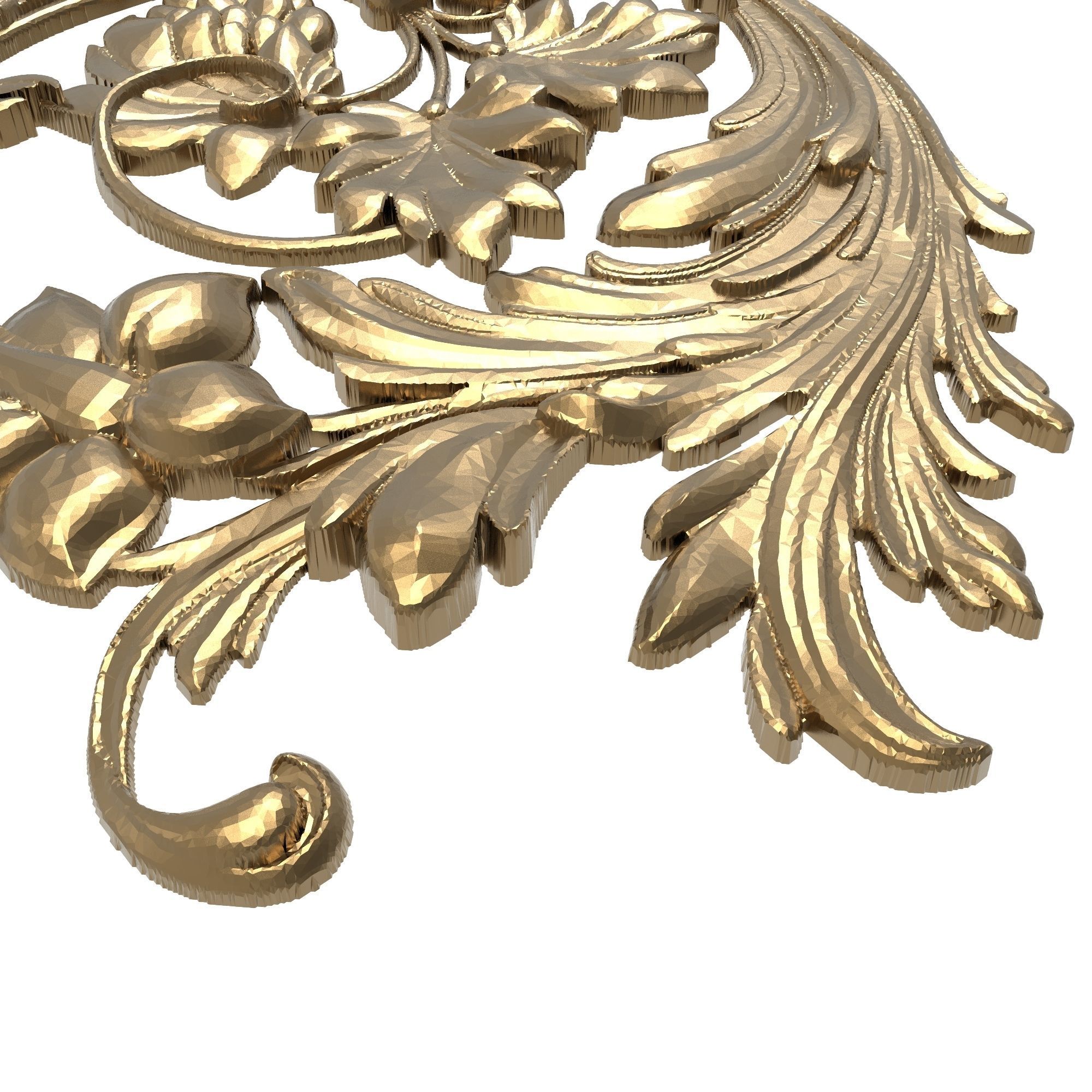 decorative pattern ready for 3D printing 3D model_4