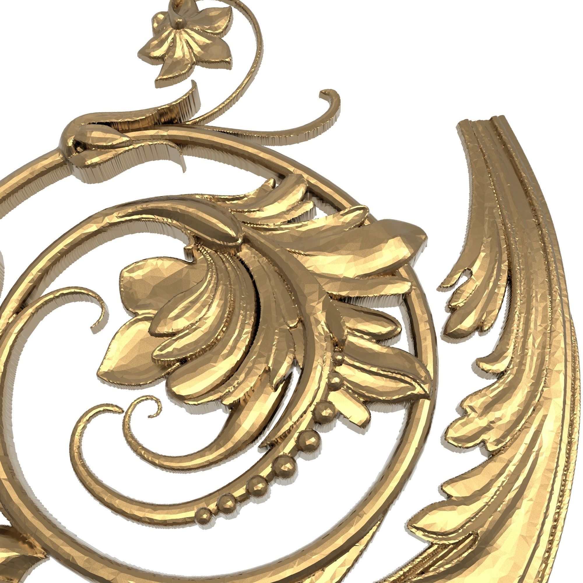 decorative pattern ready for 3D printing 3D model_7