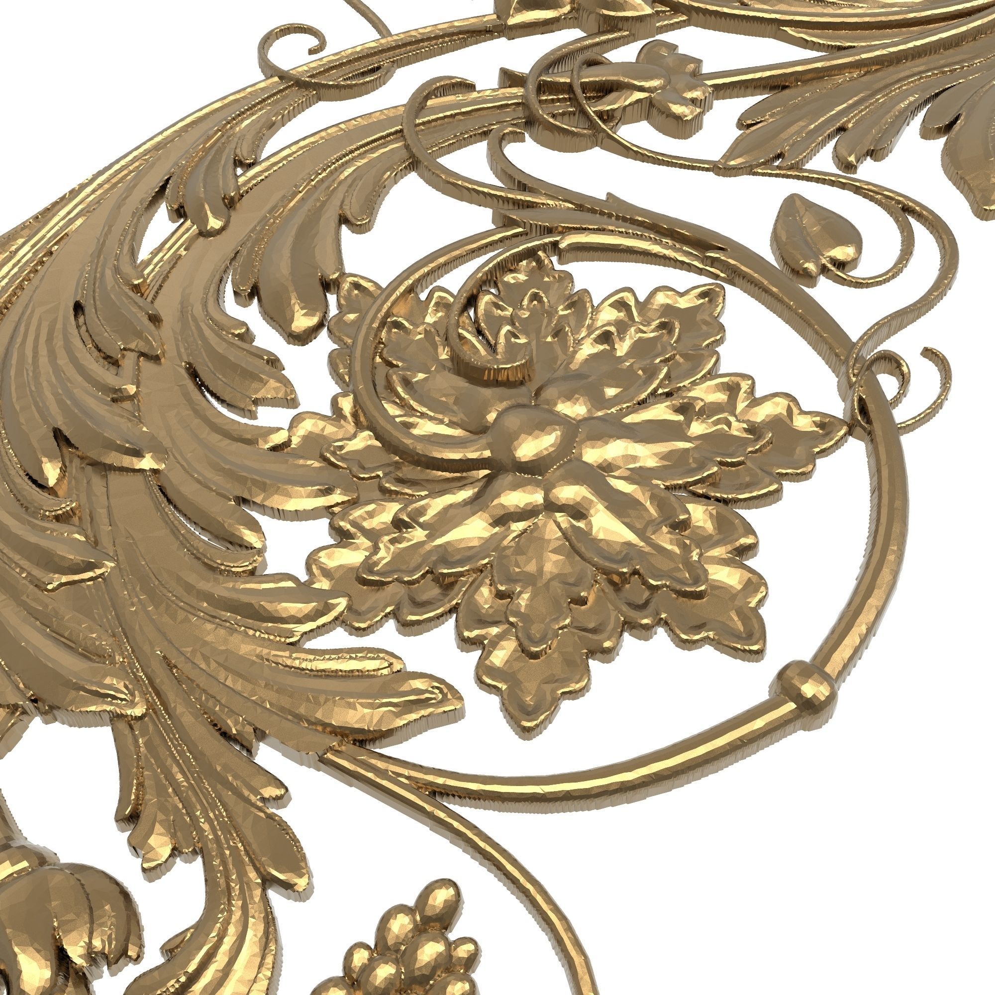 decorative pattern ready for 3D printing 3D model_5
