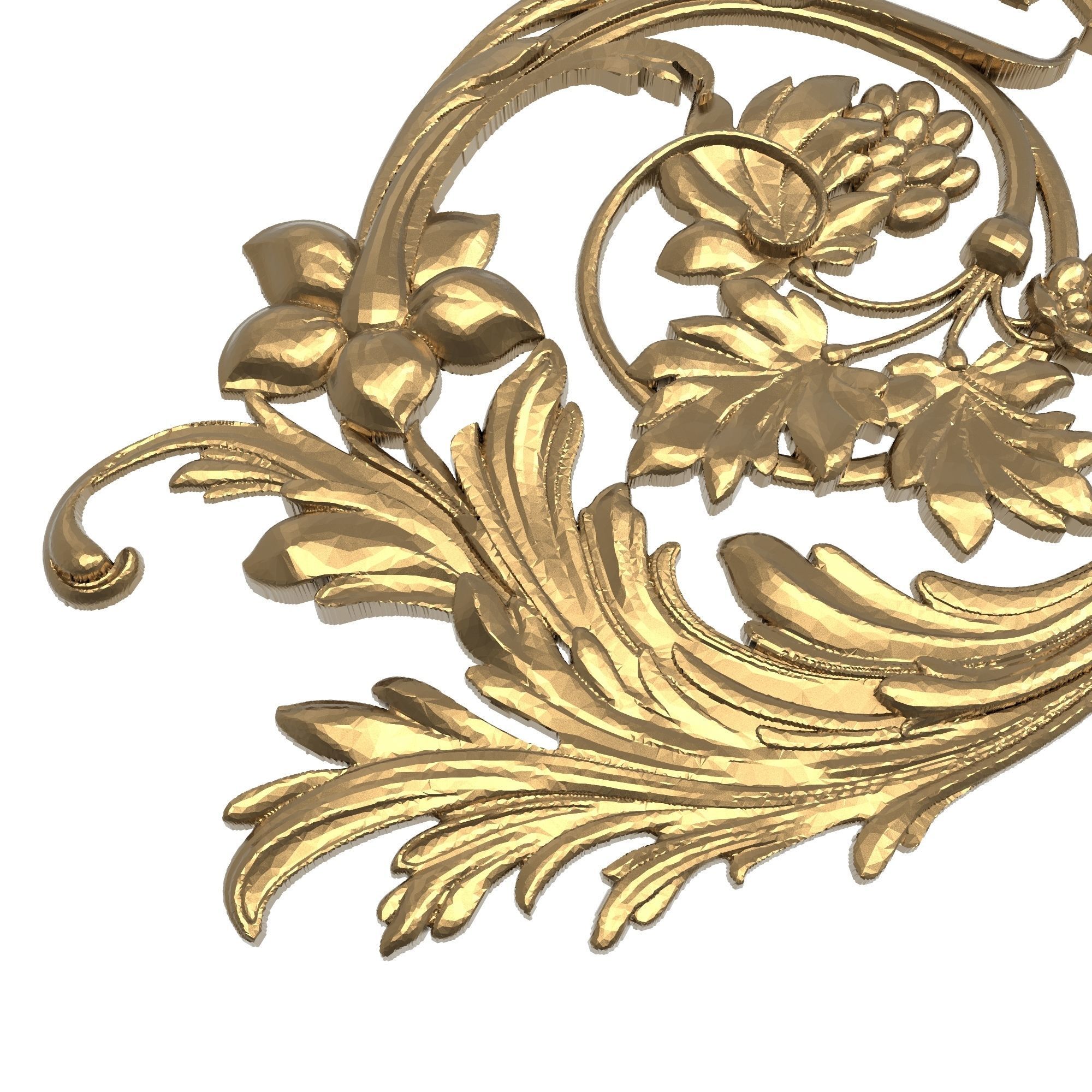 decorative pattern ready for 3D printing 3D model_8