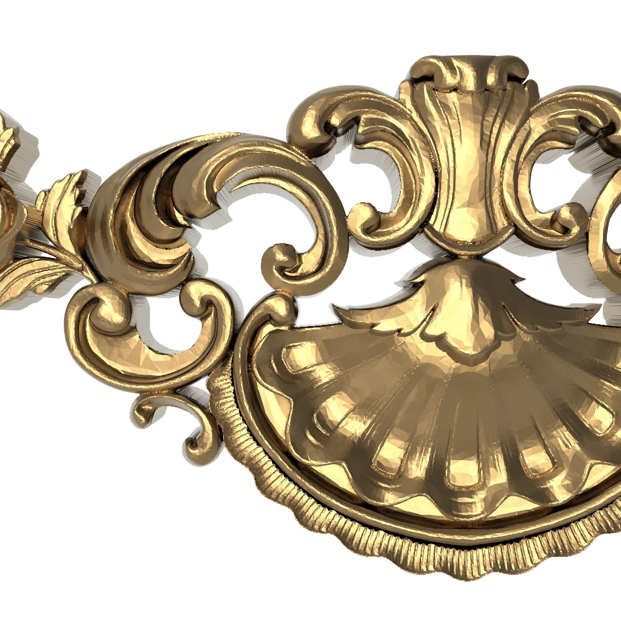 decorative pattern ready for 3D printing 3D model_1