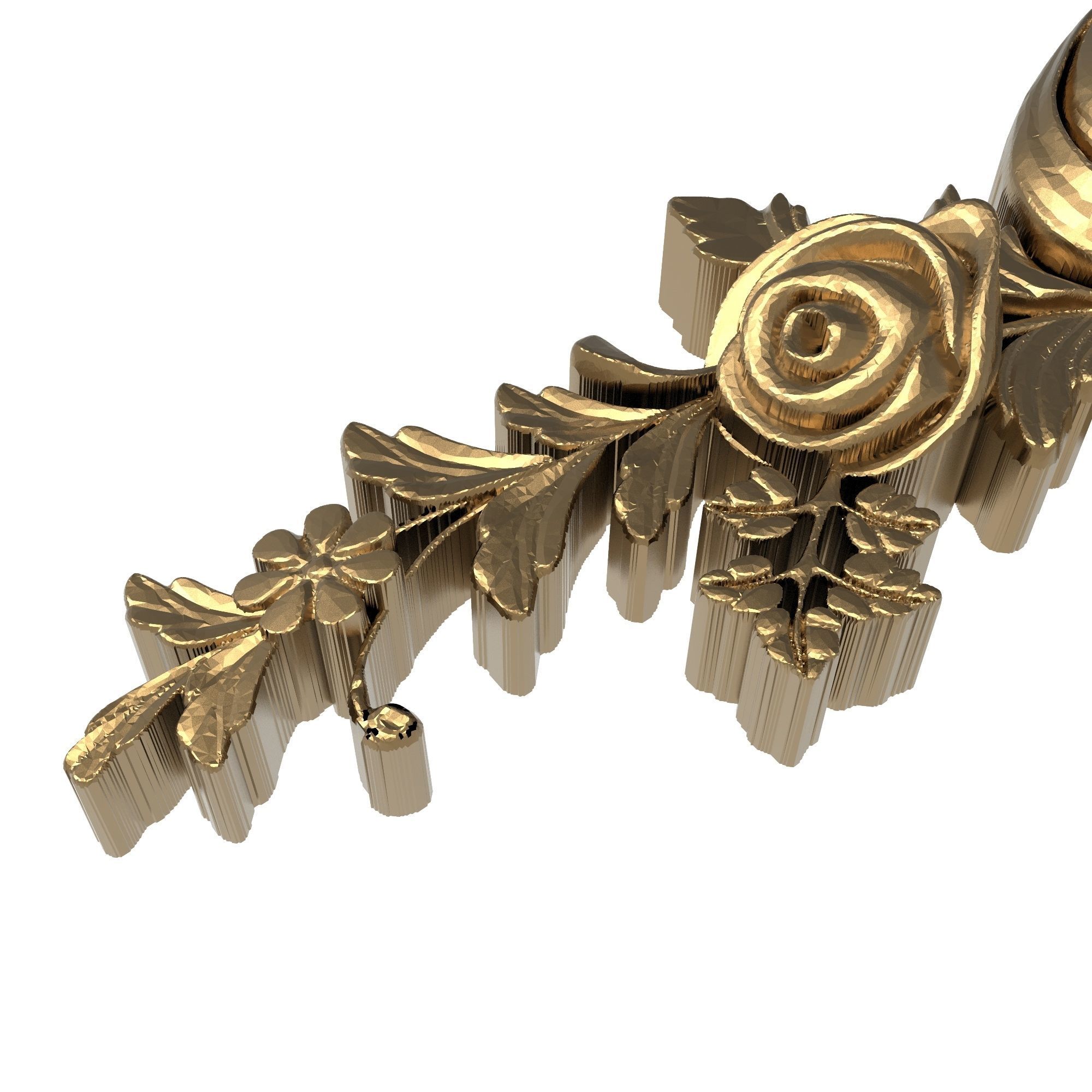 decorative pattern ready for 3D printing 3D model_3