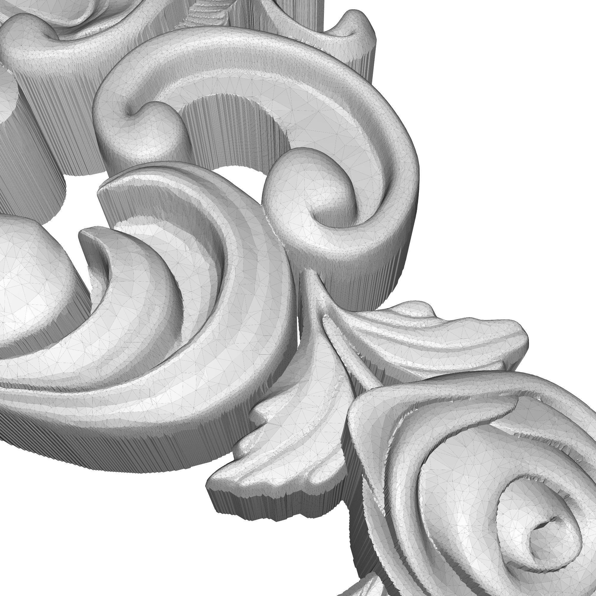 decorative pattern ready for 3D printing 3D model_10