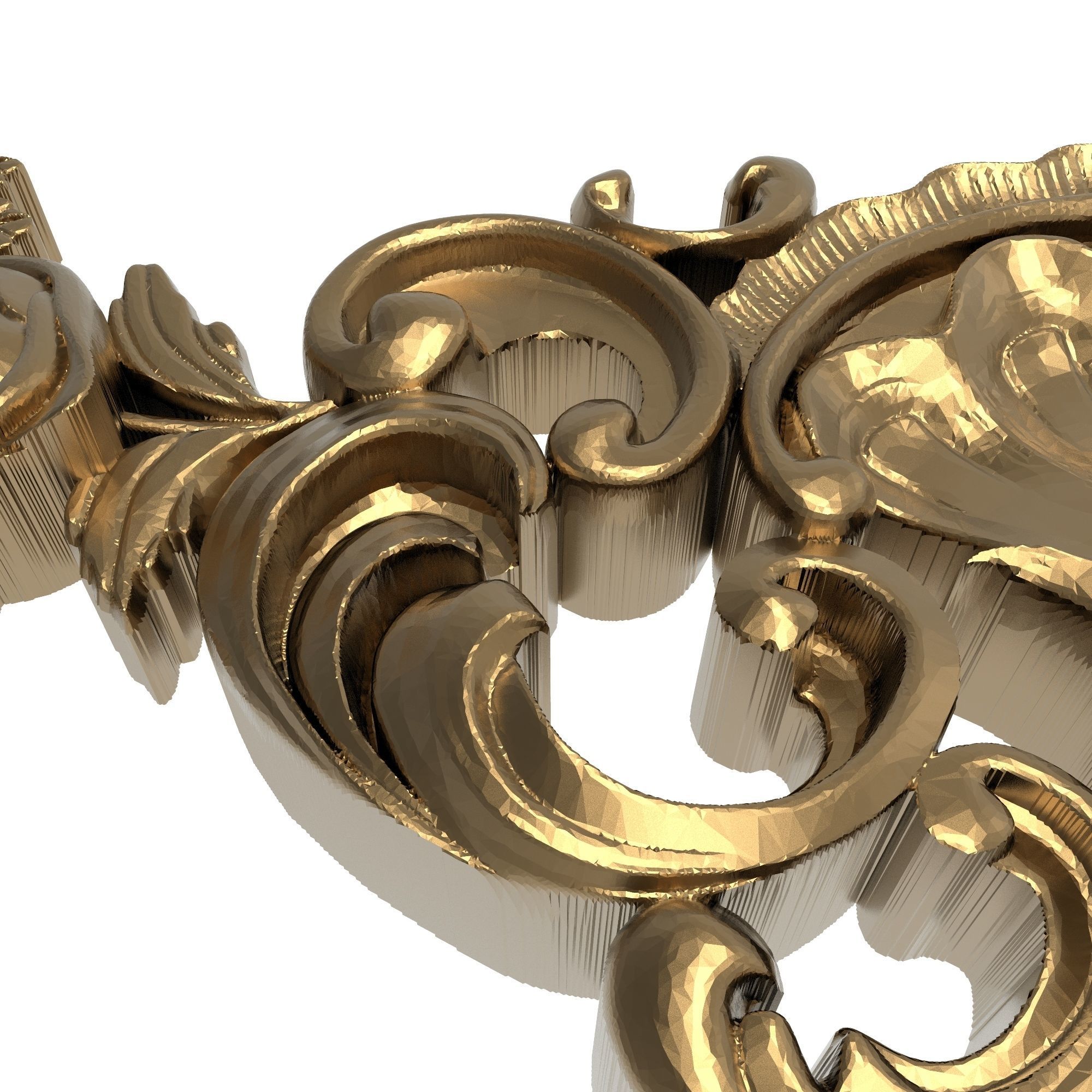 decorative pattern ready for 3D printing 3D model_5