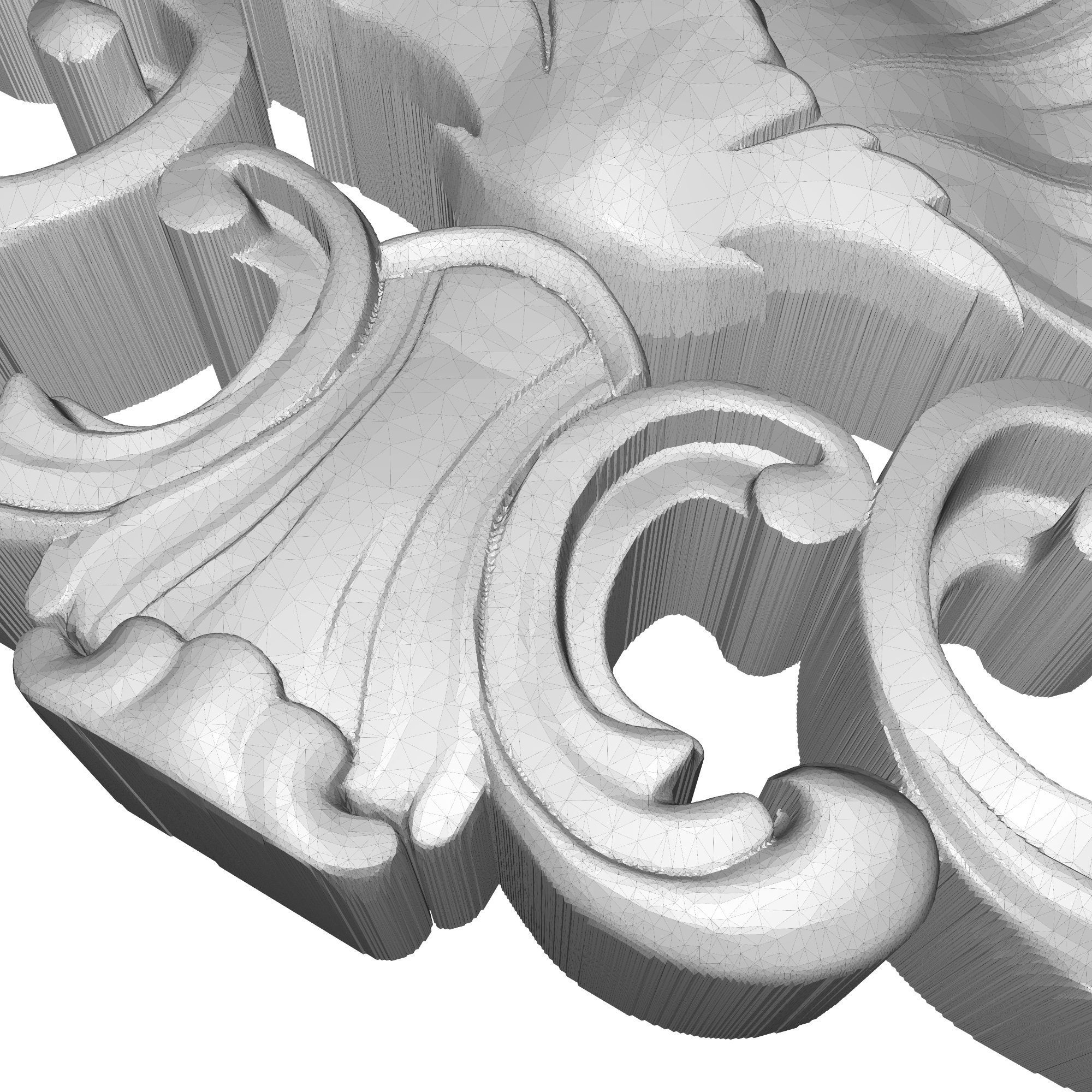 decorative pattern ready for 3D printing 3D model_9