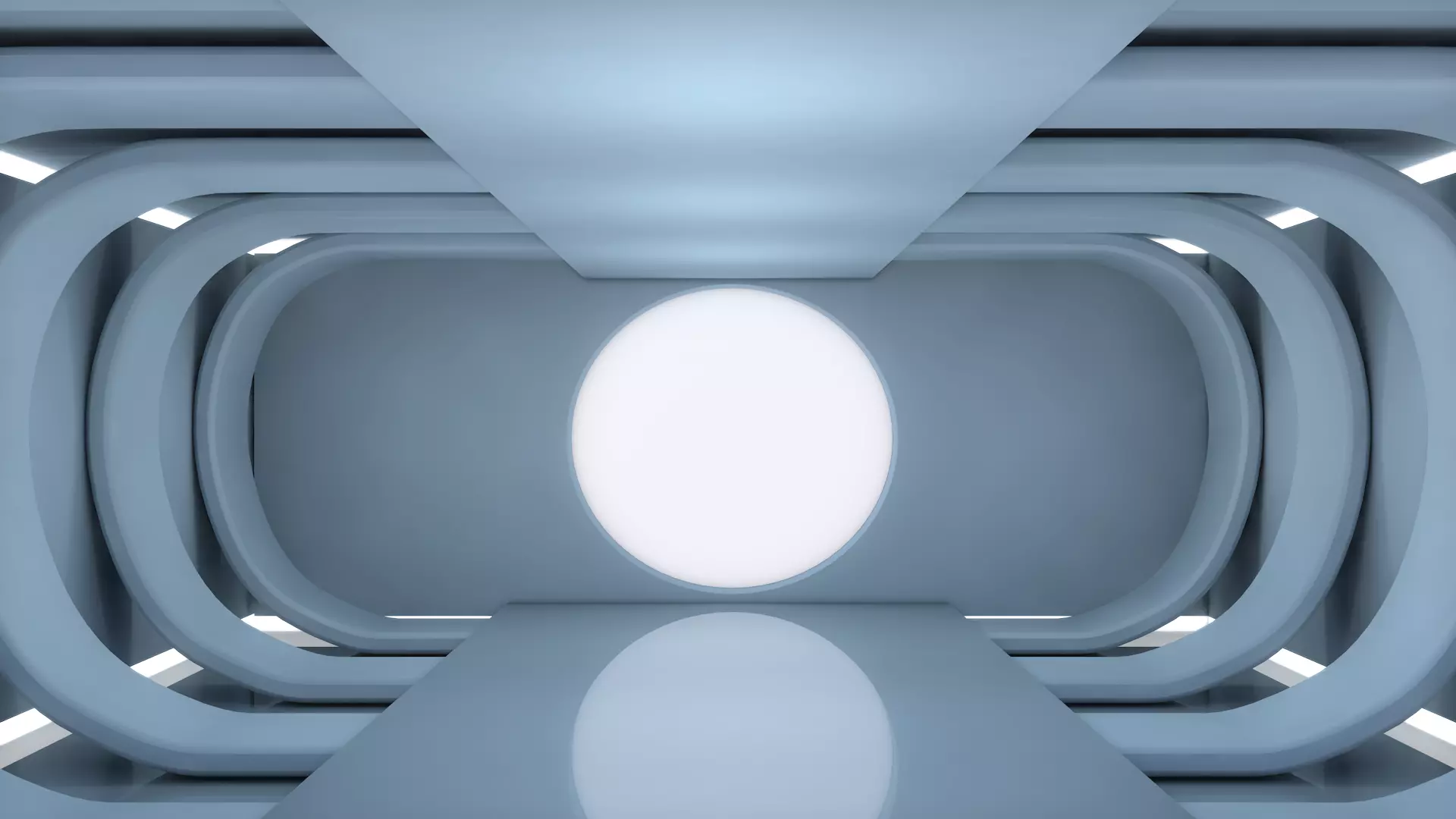 Sci Fi Room Low-poly 3D model