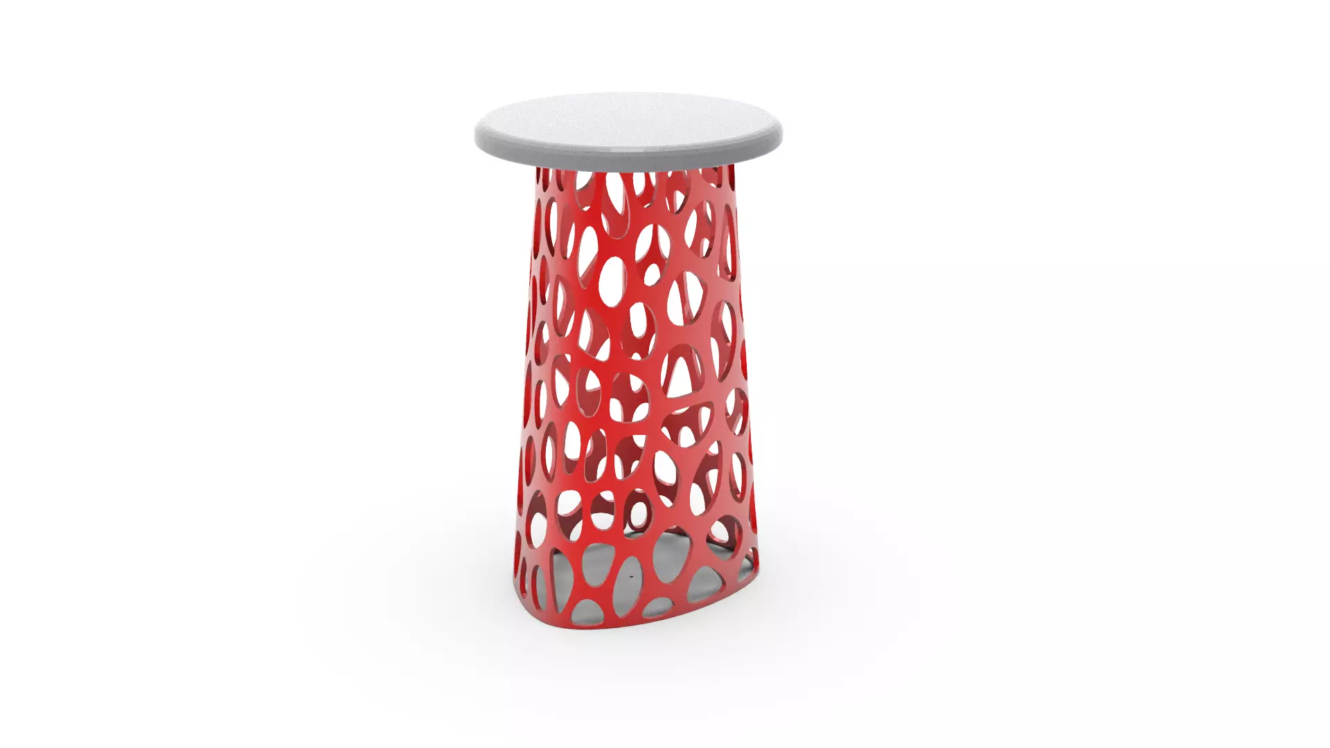 Display table and stool Free 3D model