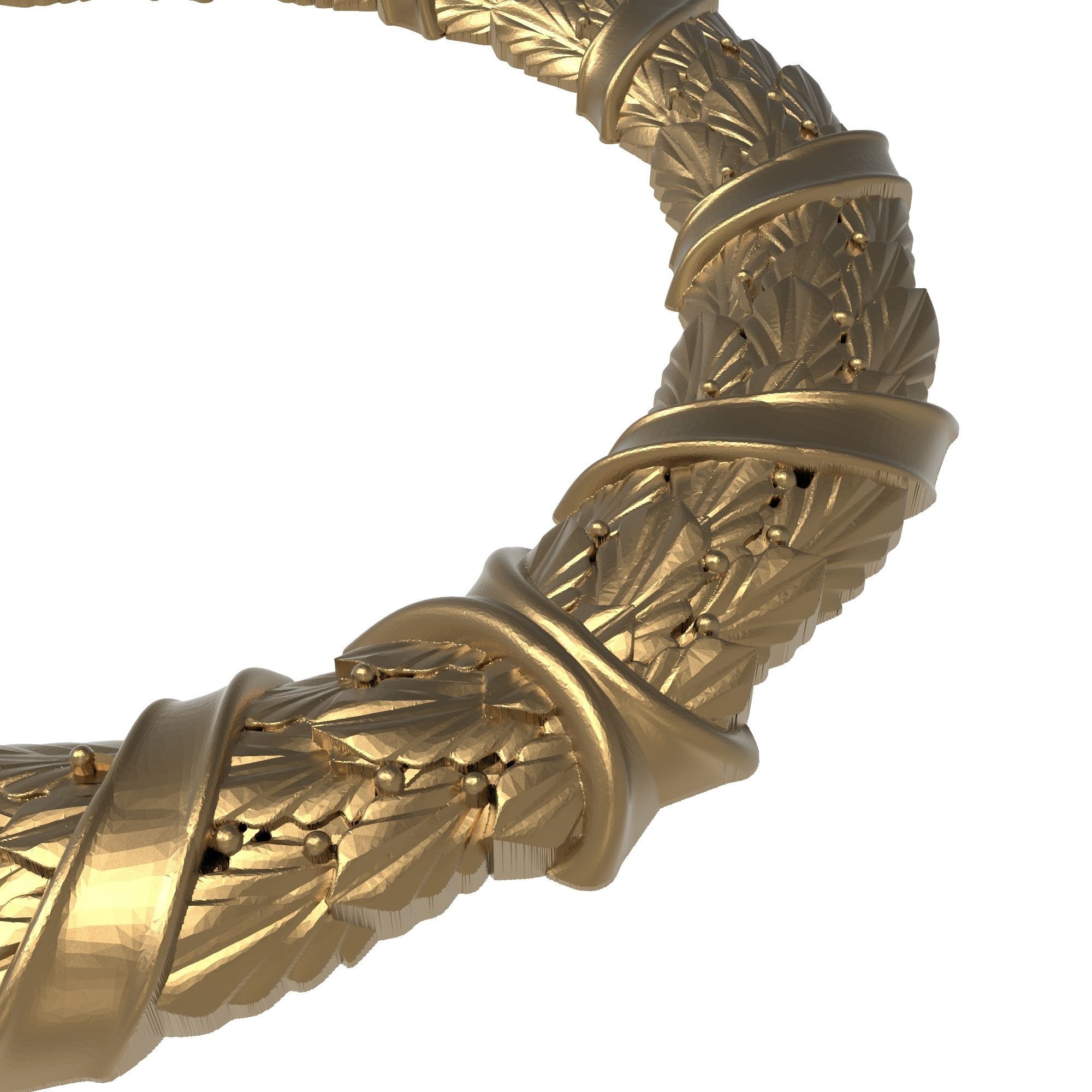  decorative pattern ready for 3D printing 3D model_3